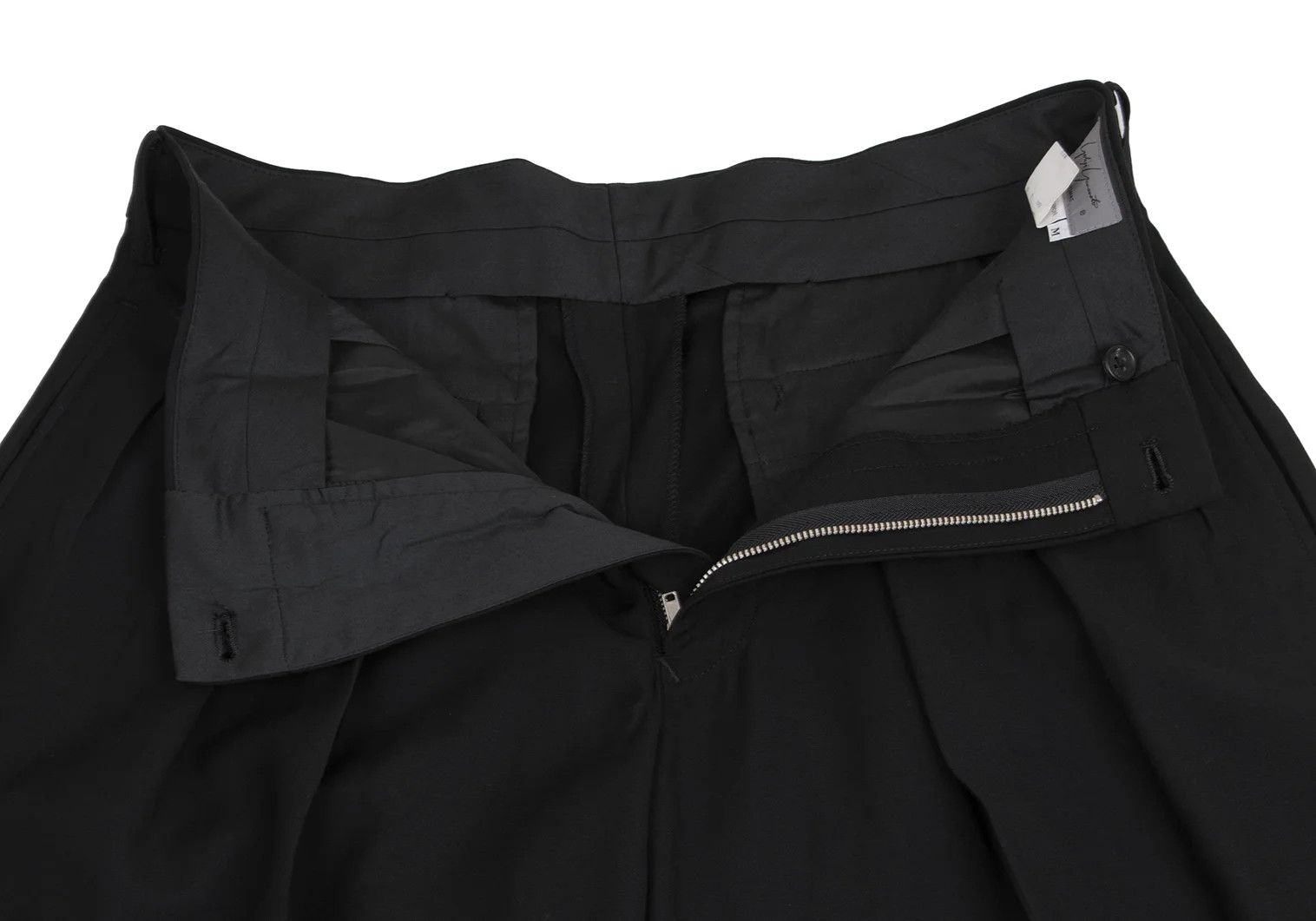 Yohji Yamamoto Yohji Yamamoto Wool Tuck Tapered Pants Size US 34 / EU 50 - 7 Thumbnail