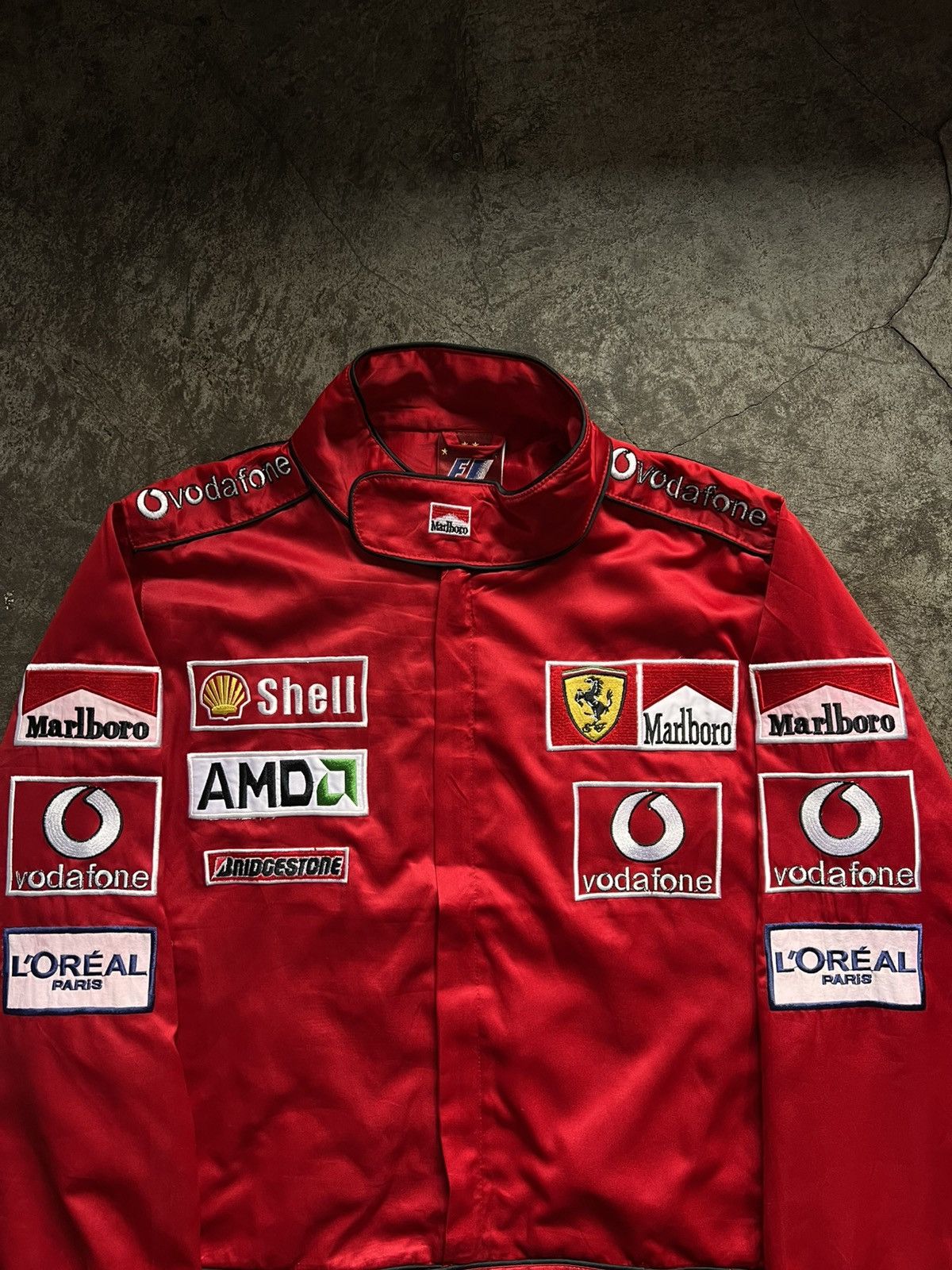 Marlboro Vtg Marlboro F1 Bomber Size US S / EU 44-46 / 1 - 2 Thumbnail