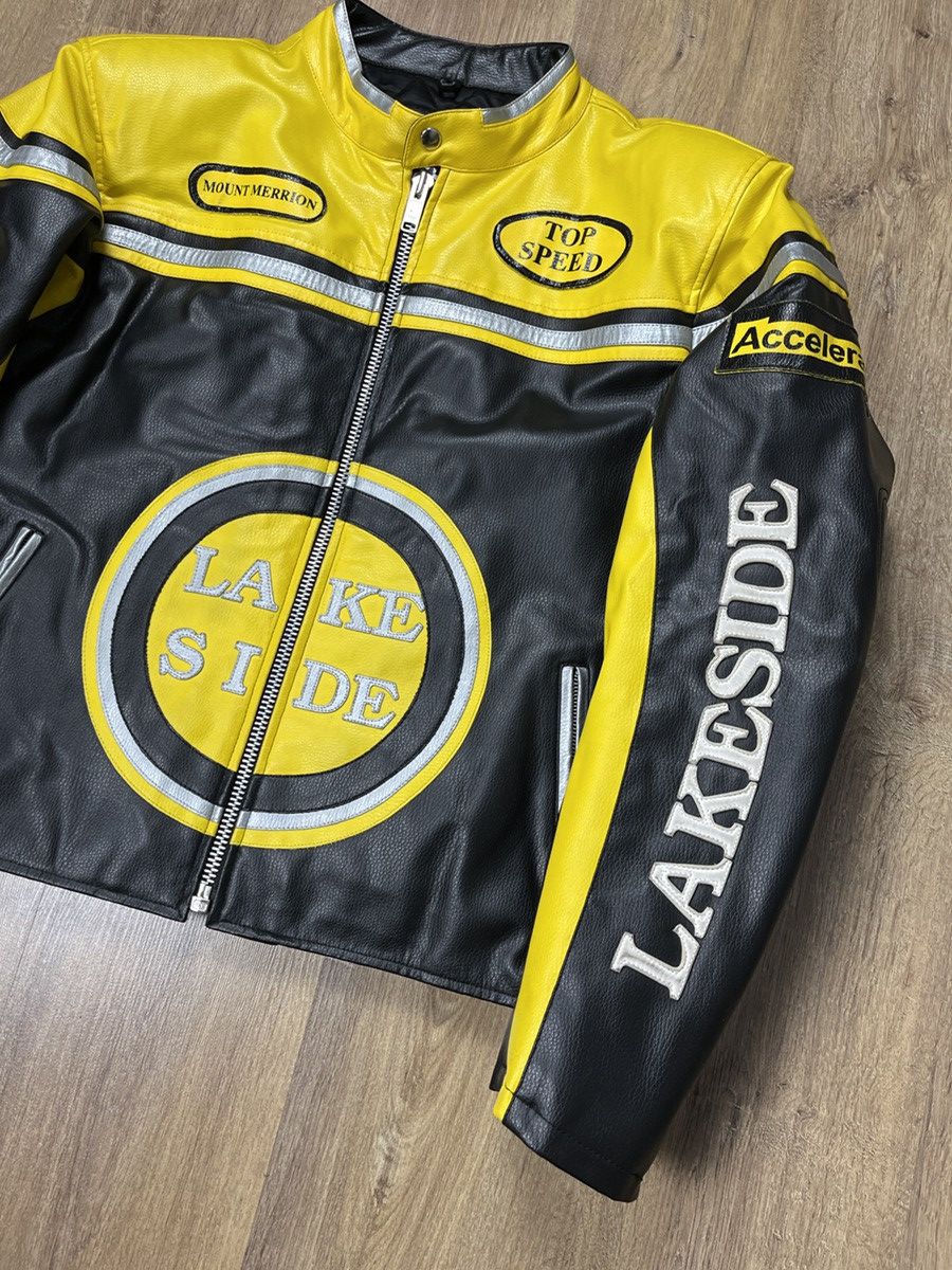 DRIFTER ➕ y2k racing moto leather jacket by drifter vintage Size US XL / EU 56 / 4 - 4 Thumbnail