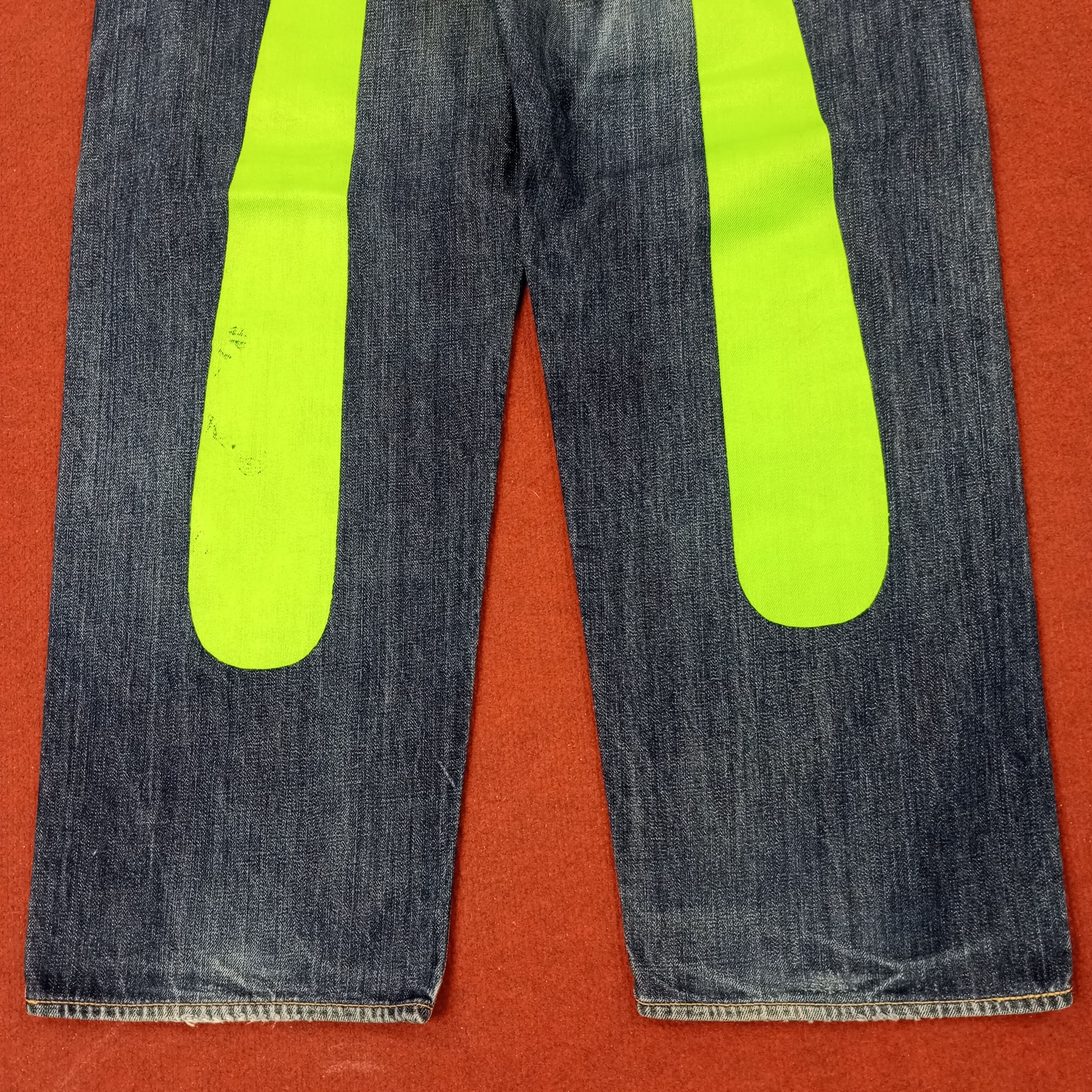 Japanese Brand Vintage Evisu Yamane Japanese Brand Custom Jeans c244n15 Size US 35 - 3 Thumbnail