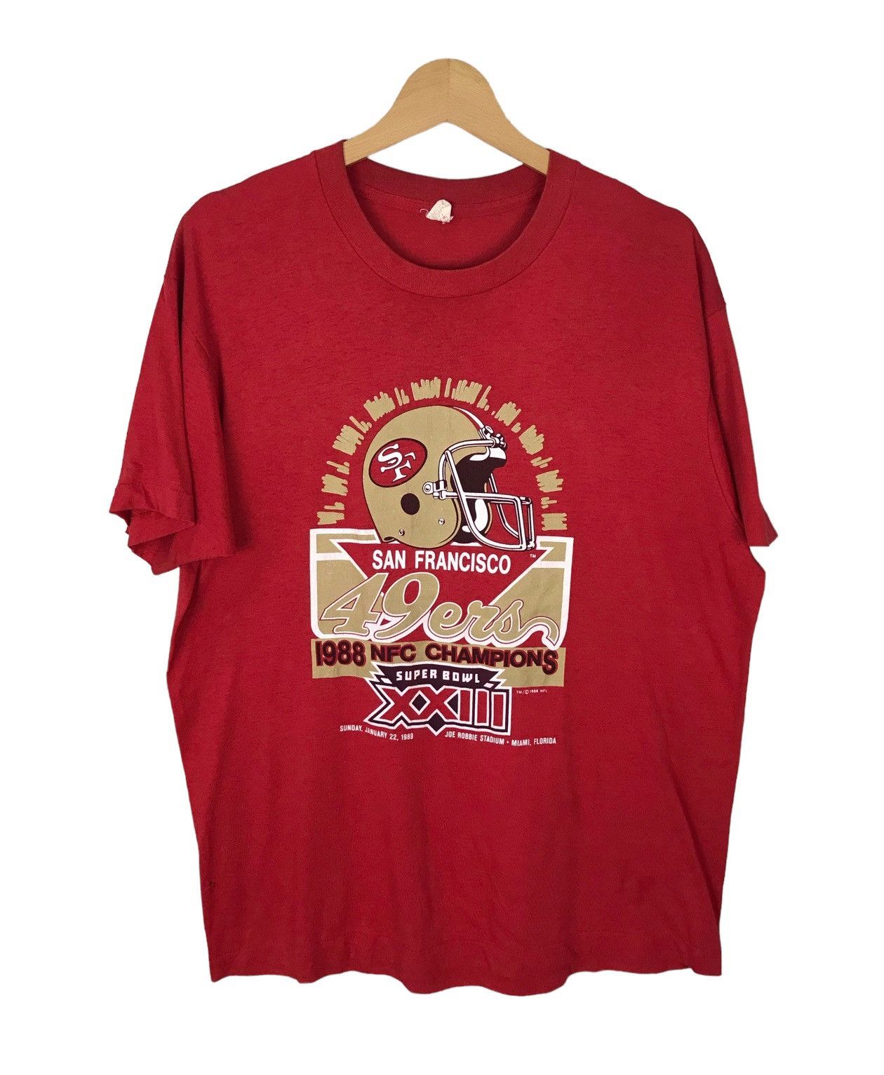Vintage 80s SAN FRANCISCO 49ERS Print Shirt