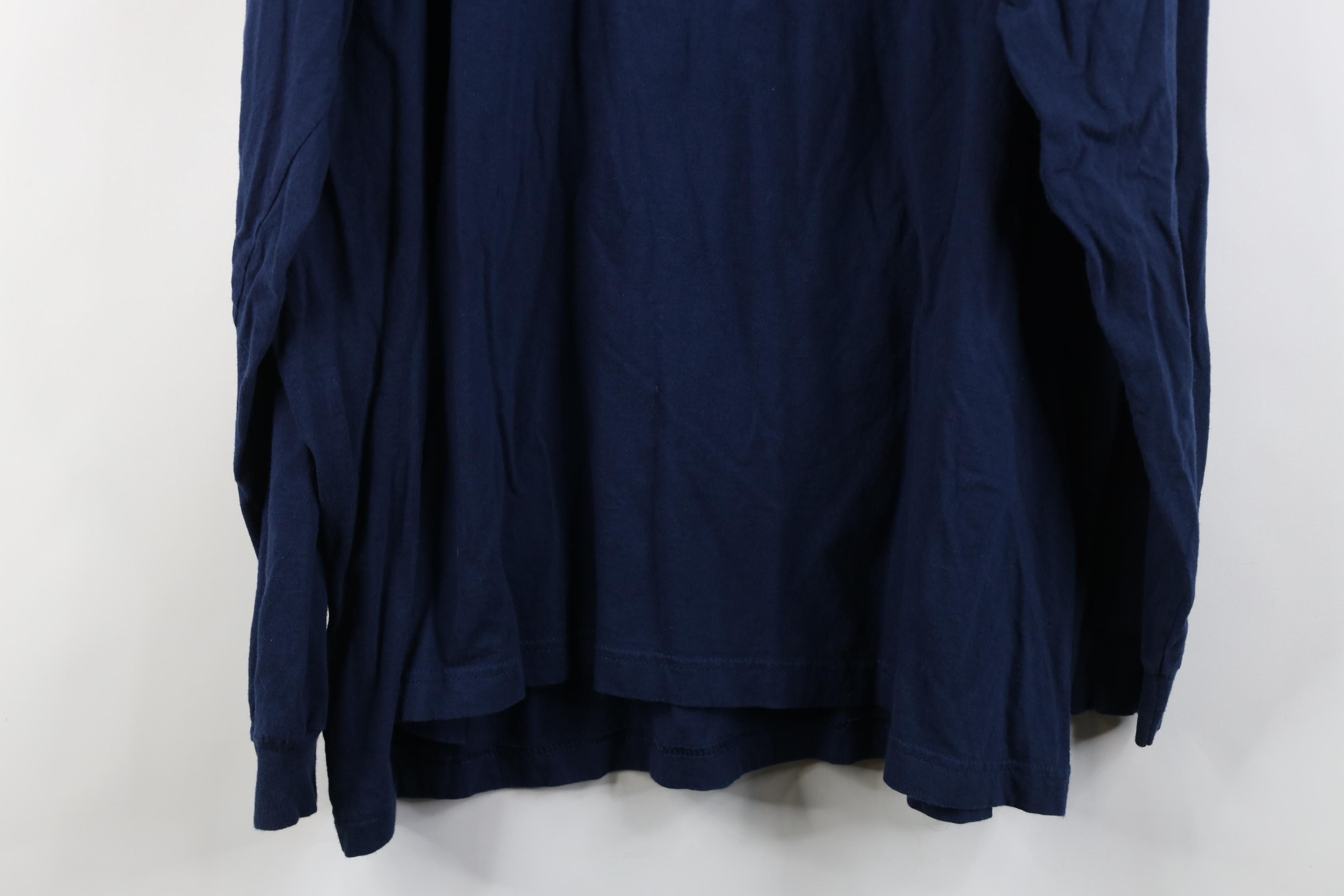 Adidas Adidas University of Michigan Long Sleeve T-Shirt Blue Size US XXL / EU 58 / 5 - 14 Thumbnail