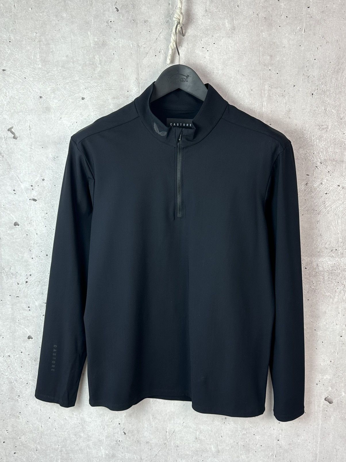 Castore Castore Quarter Zip Black Long Sleeve Men’s Logo Jumper Size US M / EU 48-50 / 2 - 1 Thumbnail