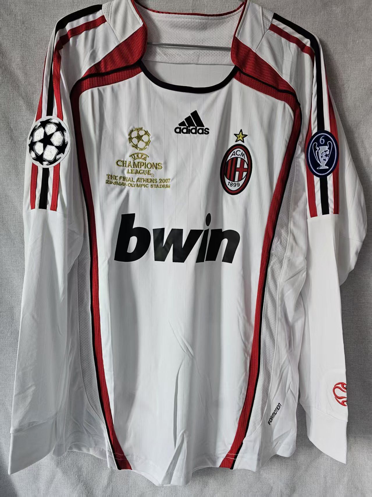 Other 2006 2007 AC Milan 3 Andrea Pirlo Jersey Away Size US S / EU 44-46 / 1 - 2 Thumbnail