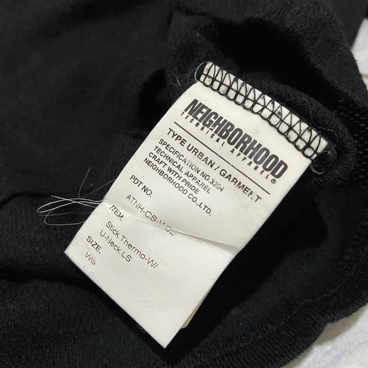 Japanese Brand × Vintage Neighborhood Technical Apparel U-Neck Knit Longsleeve Size S / US 4 / IT 40 - 5 Thumbnail