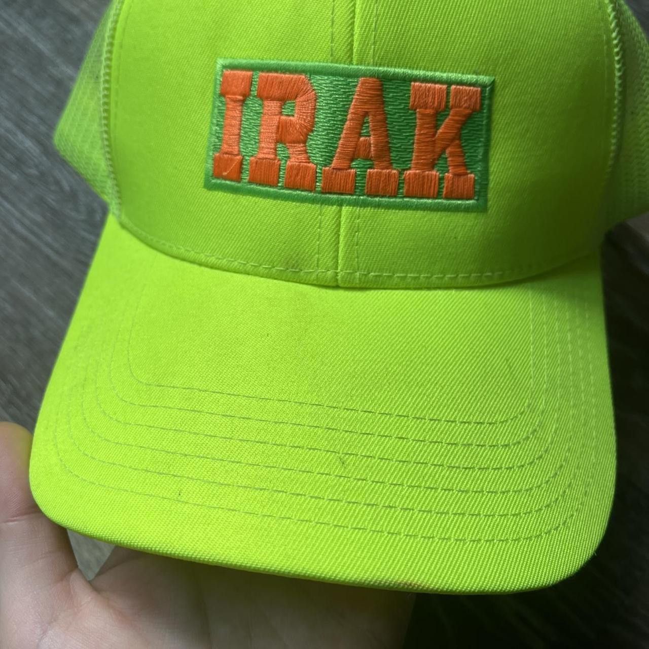 IRAK IRAK neon trucker hat Size ONE SIZE - 2 Thumbnail