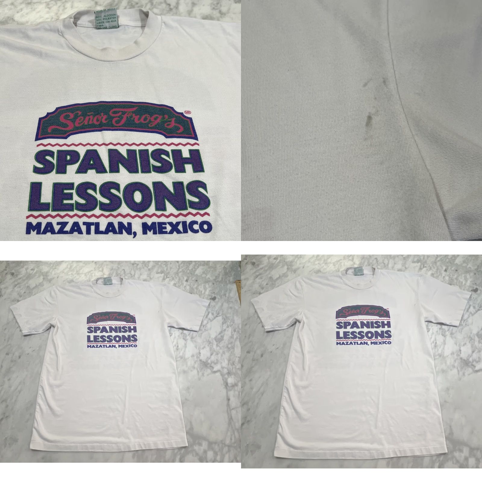 Vintage VINTAGE Senor Frog’s T Shirt Men's XL Beachwear 1990s Mazatlan Mexico Graphic Tee Faded Size US XL / EU 56 / 4 - 8 Thumbnail