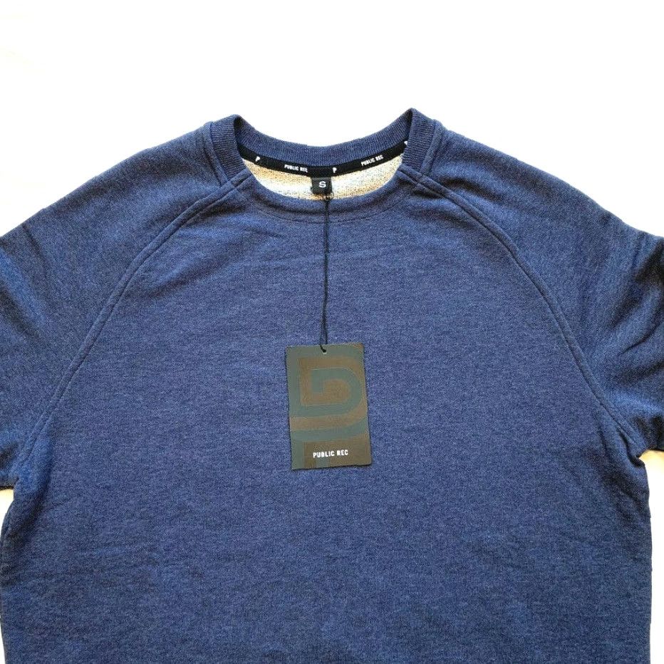 Vintage Public Rec Sweater Mens Small Blue Sweatshirt Weekend Crew Pima French Terry Size US S / EU 44-46 / 1 - 3 Thumbnail