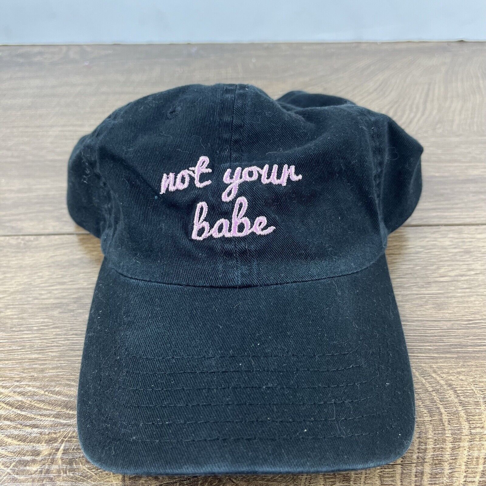 Other Not Your Babe Hat Not Your Babe Hat Black Adjustable Hat Bla Size ONE SIZE - 4 Thumbnail