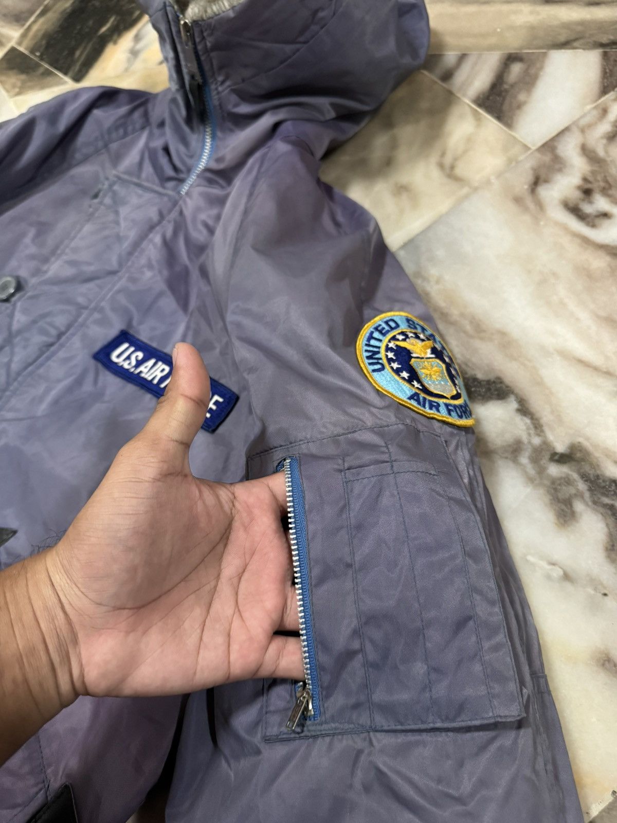 Japanese Brand Vintage US Air Force Para Troop Bomber Jacket Size US M / EU 48-50 / 2 - 8 Thumbnail