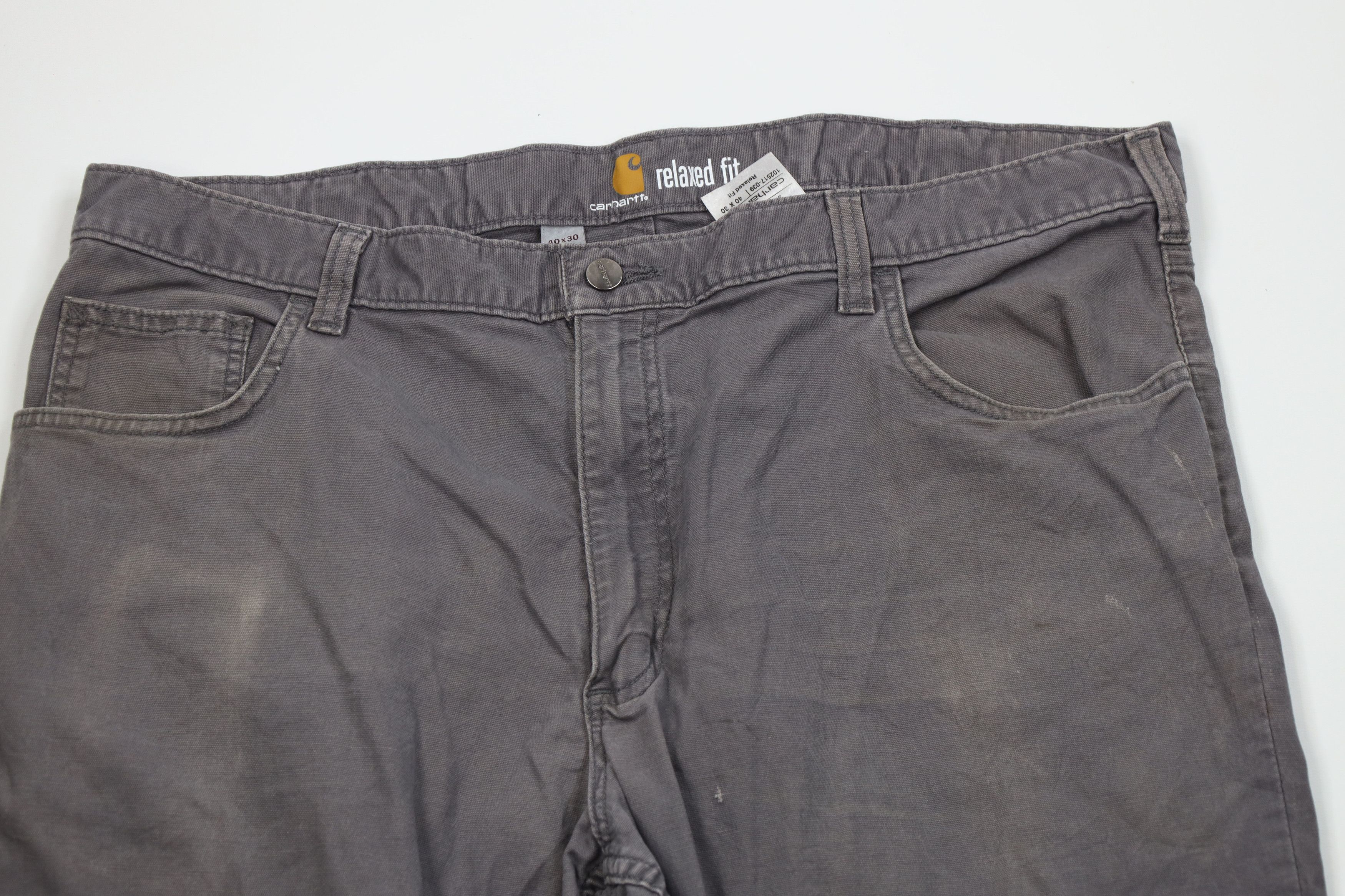 Carhartt Vintage Y2K Carhartt Relaxed Fit Wide Leg Dungaree Pants Size US 40 / EU 56 - 2 Thumbnail