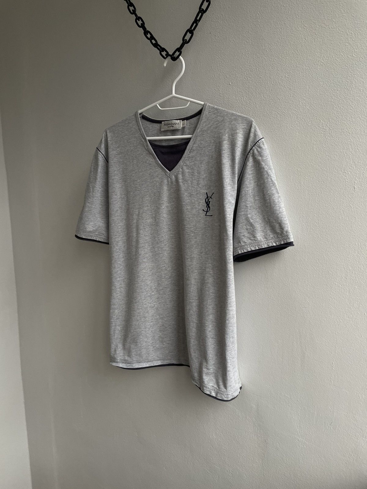 Yves Saint Laurent YSL T-Shirt Vintage 1990 90s Men