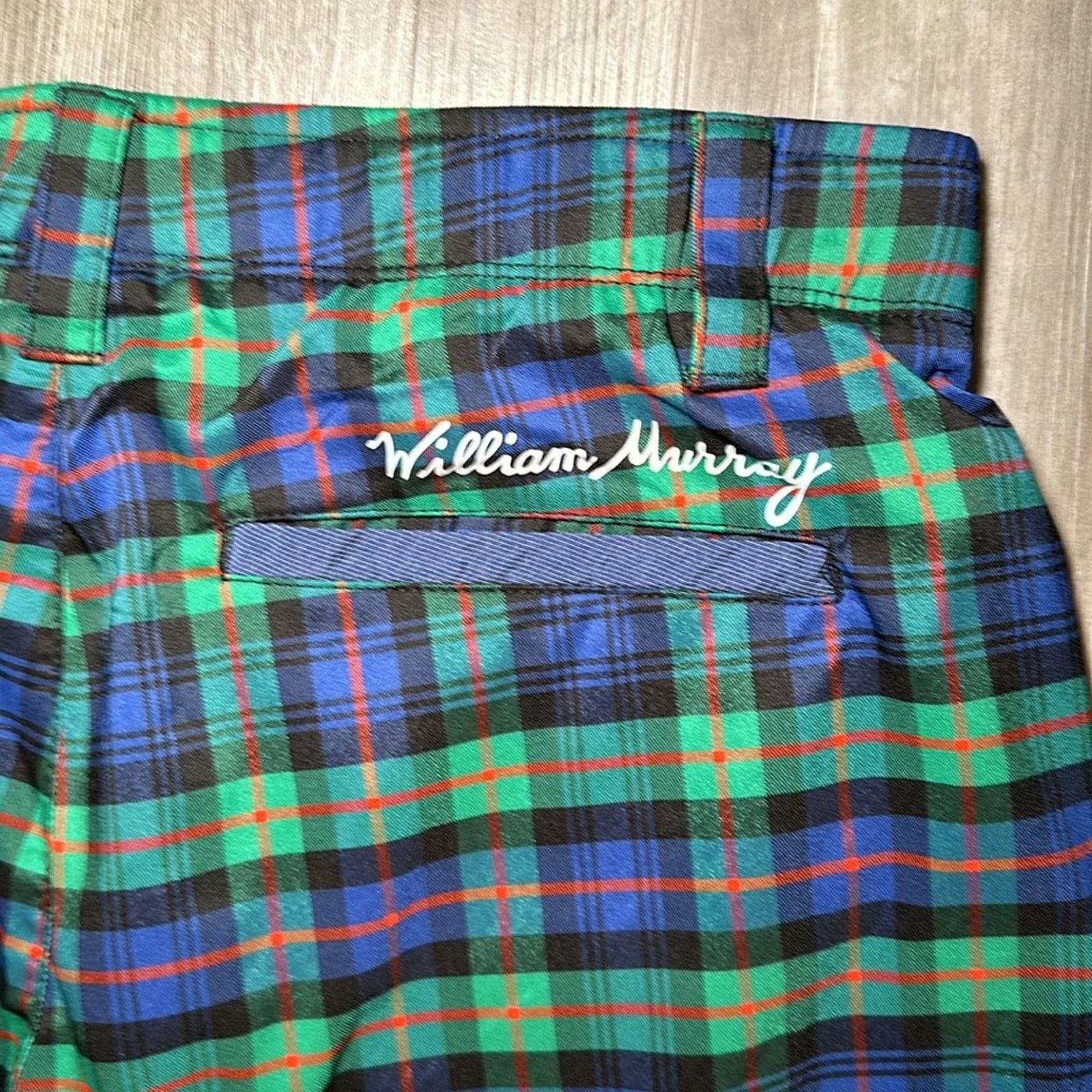 Other William Murray Straight Fit Plaid Golf Shorts - 34 Size US 34 / EU 50 - 3 Thumbnail