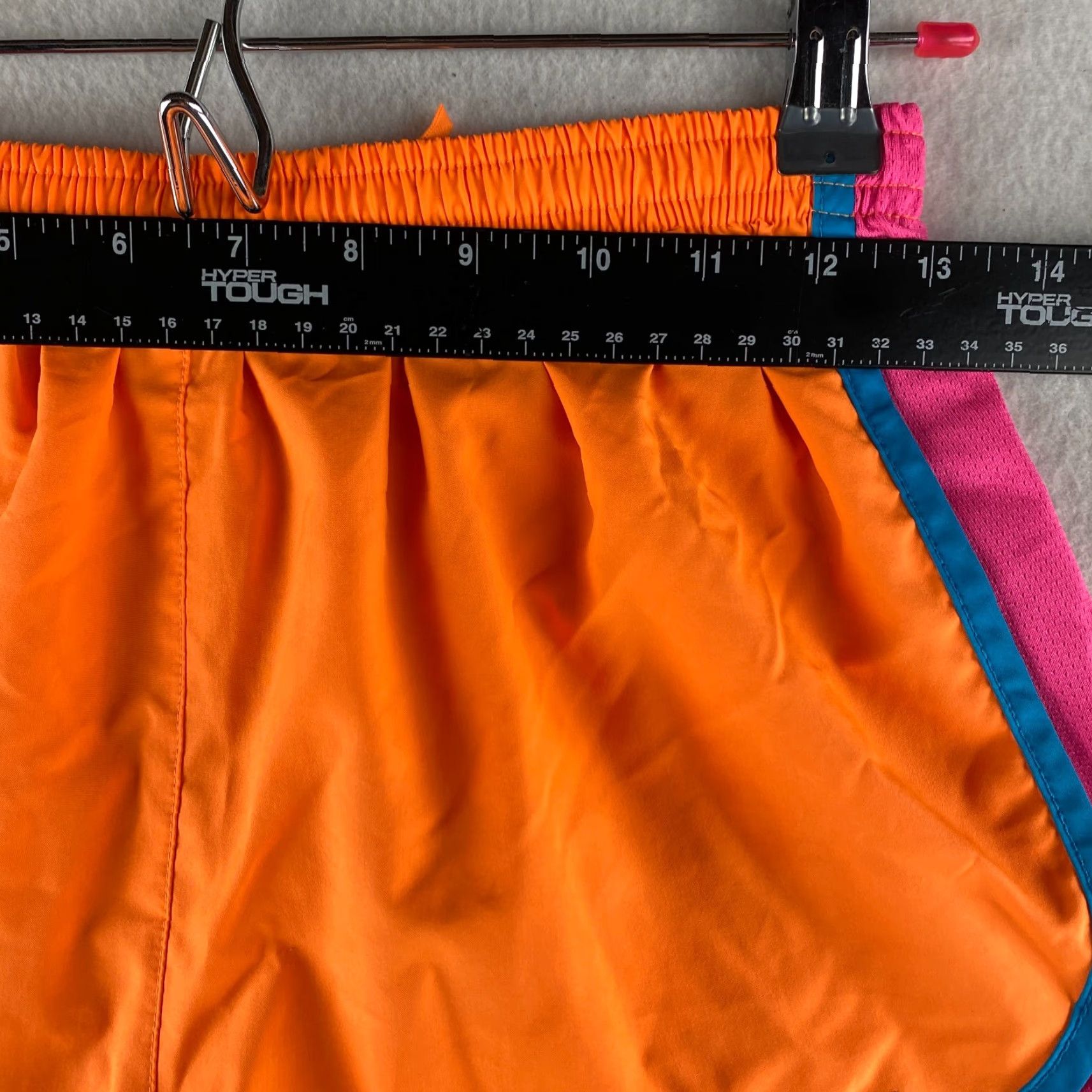 Nike Nike Running Shorts Women XS Orange Softshell Pull On Light Weight Drawstring Size 26" / US 2 / IT 38 - 6 Thumbnail