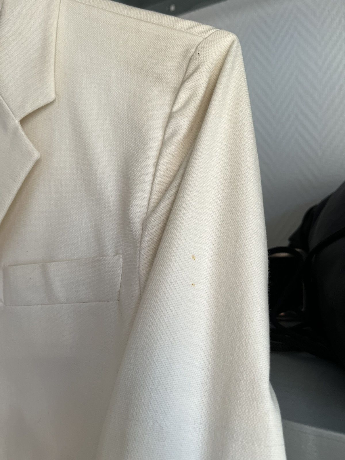 Helmut Lang SS2004 Dragonfly Laser Cut Long Blazer Size S / US 4 / IT 40 - 4 Thumbnail
