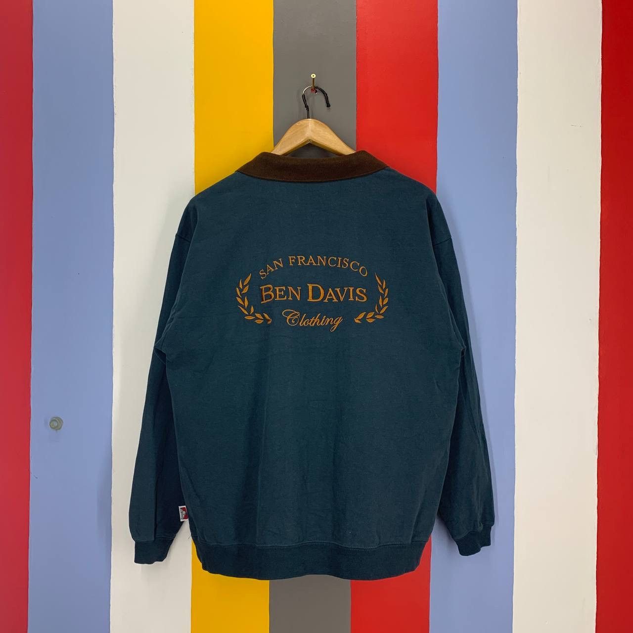 Ben Davis BEN DAVIS Polo Sweatshirt / Polo Rugby #2359/25 Size US M / EU 48-50 / 2 - 1 Thumbnail