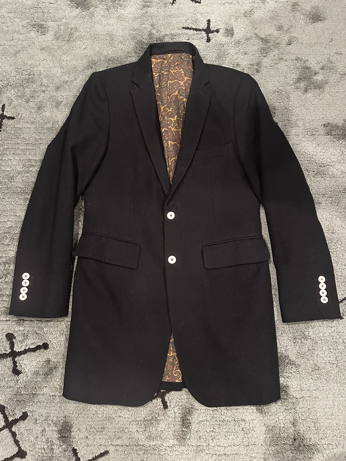 PHENOMENON × Swagger SwgBlackPlatinum Swagger Long Black Lined Western Blazer Size US M / EU 48-50 / 2 - 1 Thumbnail