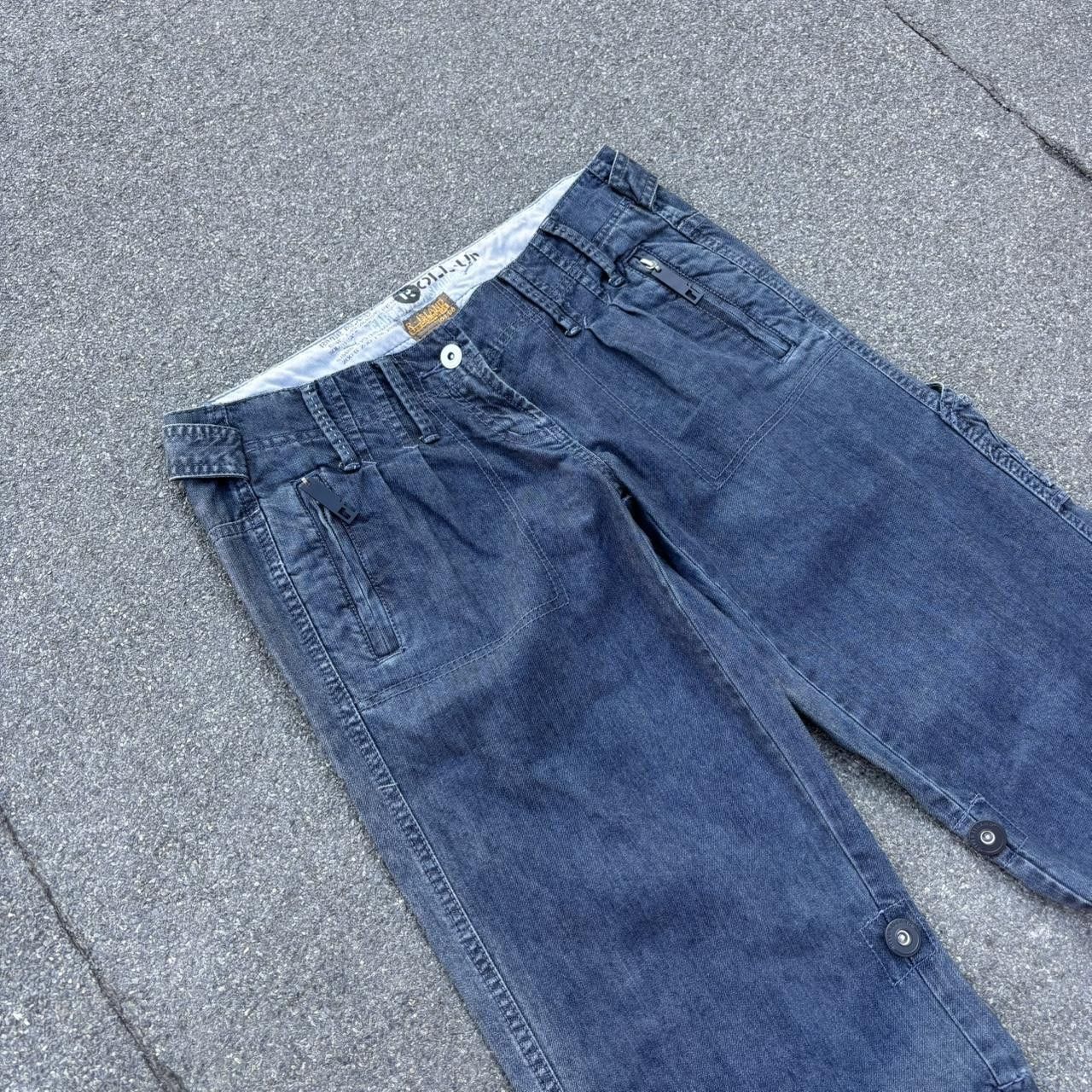 JNCO × Japanese Brand × Vintage Vintage y2k 90s archive Japanese style carpenter cargo jeans Size US 32 / EU 48 - 3 Thumbnail