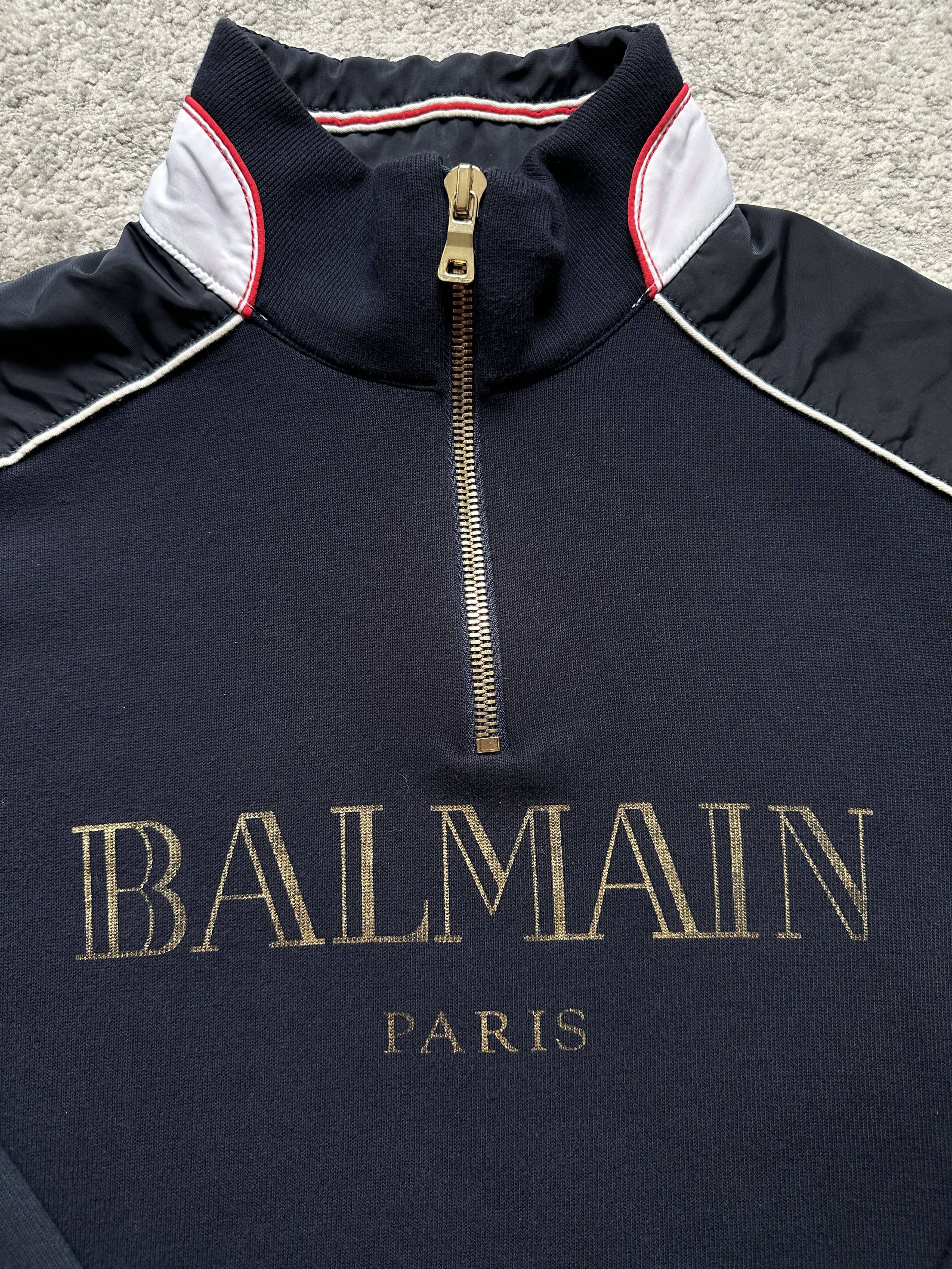 Balmain Balmain 1/3 zip sweatshirt Size US M / EU 48-50 / 2 - 3 Thumbnail
