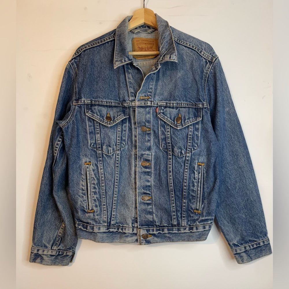 Levi's Levi Strauss & Co. 70's Button Front Denim Jacket Medium/Sta Size US M / EU 48-50 / 2 - 1 Thumbnail