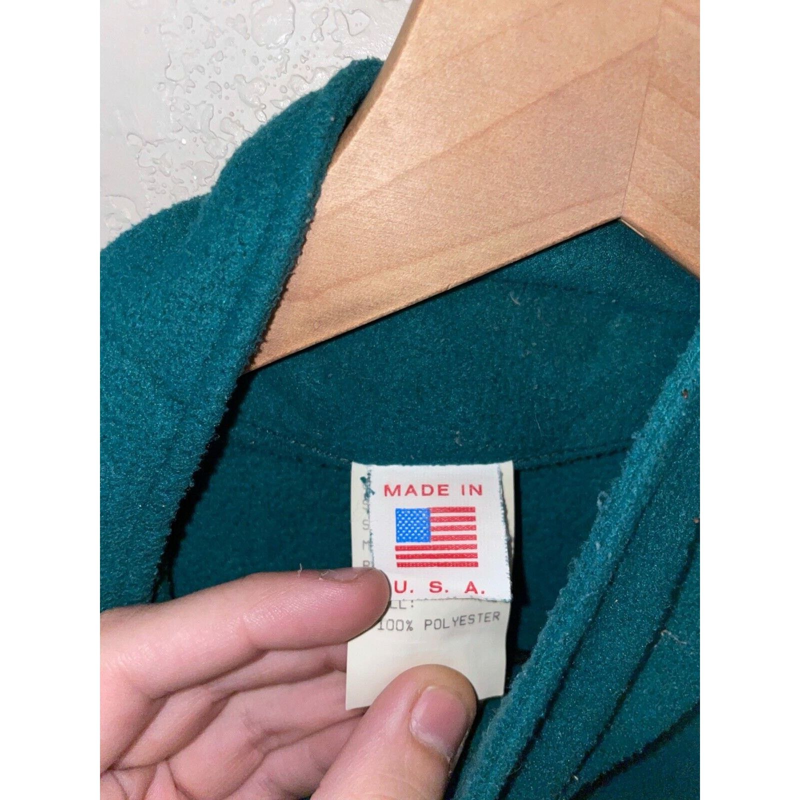 Vintage Vintage Gerry Fleece Sweatshirt Polyester Green VTG 90s M Size US M / EU 48-50 / 2 - 8 Thumbnail