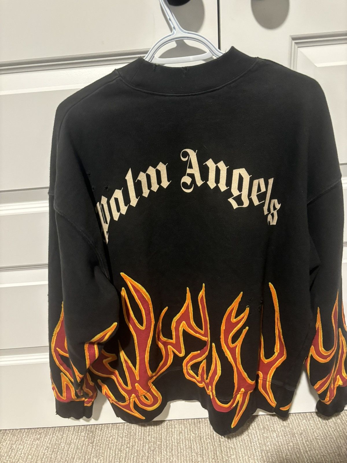 Palm Angels Palm Angels Graffiti Flame hoodie Size US M / EU 48-50 / 2 - 2 Thumbnail