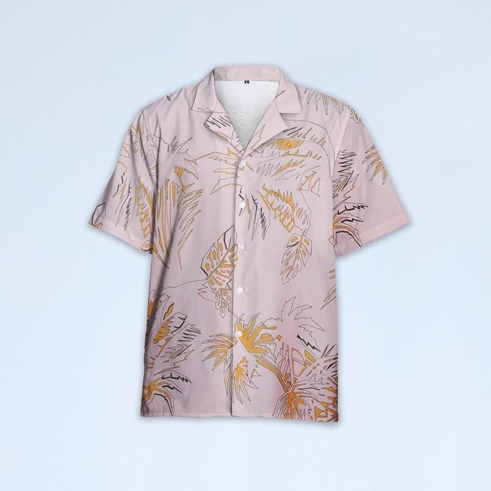 Designer × The Unbranded Brand Abstract Palms Bowling Shirt | Energy Meets Modern Art Size US S / EU 44-46 / 1 - 4 Thumbnail
