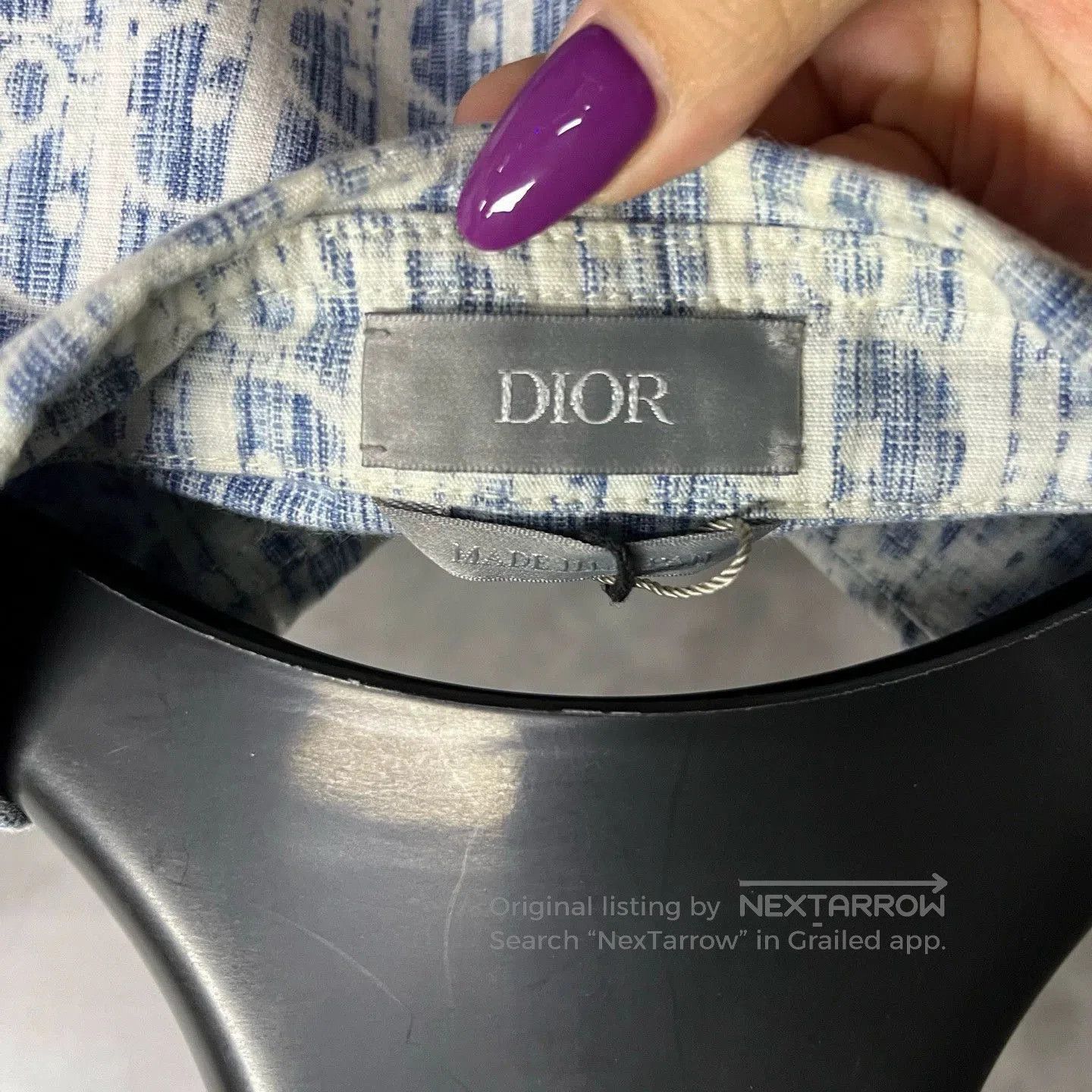 Dior dior blue floral long sleeve shirt size 44. Size US S / EU 44-46 / 1 - 4 Thumbnail