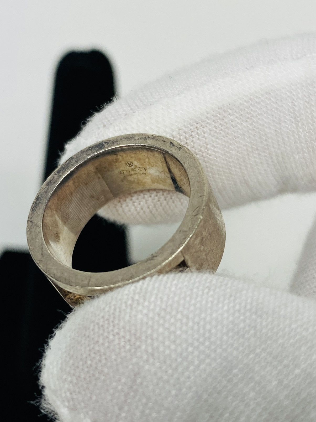 Gucci Gucci .925 Silver G Ring size IT 10 Size ONE SIZE - 4 Thumbnail