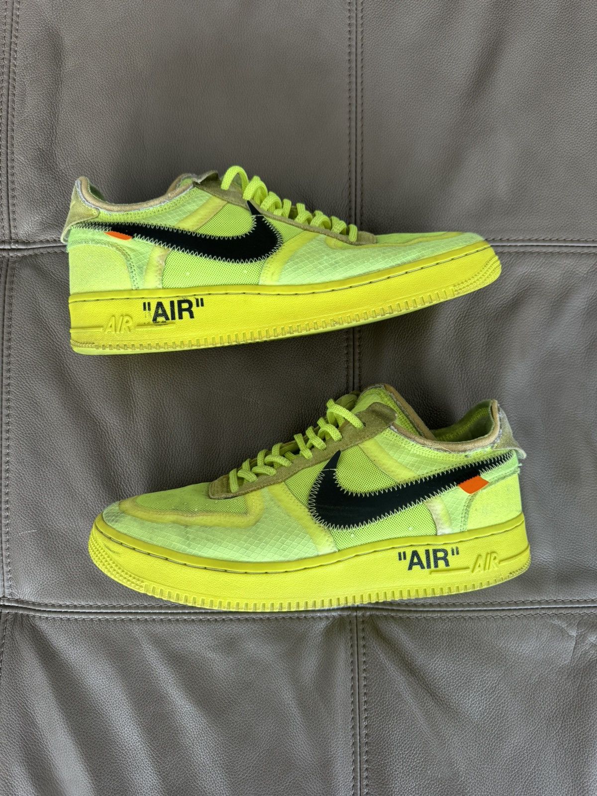 Nike × Off-White Nike X Off white AF1 Volt Size US 9.5 / EU 42-43 - 1 Thumbnail