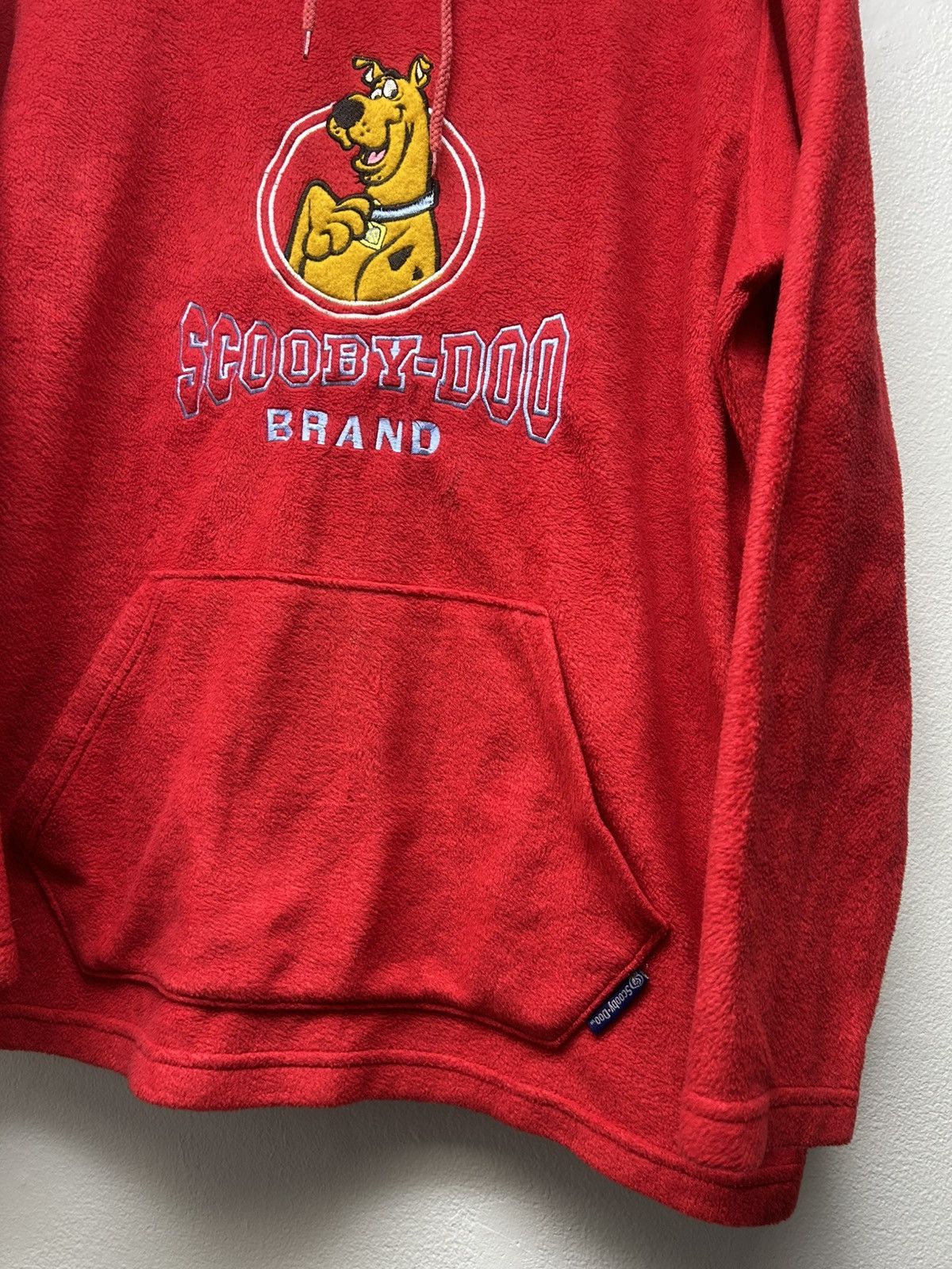 Cartoon Network Vintage Scooby Doo Embroidered Red Fleece Hoodie Size US M / EU 48-50 / 2 - 4 Thumbnail