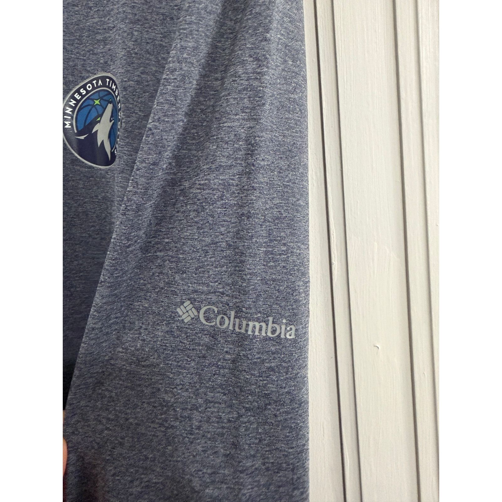 Columbia Minnesota Timberwolves Columbia Long Sleeve Polo Size L Size US L / EU 52-54 / 3 - 3 Thumbnail