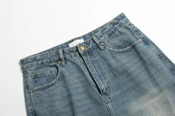 Japanese Brand VIBE American distressed men's vintage wrinkled ripped jeans Size US 32 / EU 48 - 4 Thumbnail