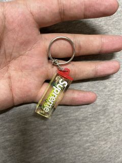 Supreme Supreme Guadalupe leather keychain | Grailed