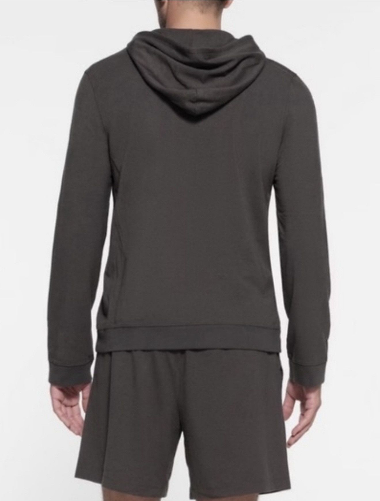 Other SKIMS Men's Dark Charcoal Hoodie - Pullover Drawstring Size US XL / EU 56 / 4 - 2 Thumbnail