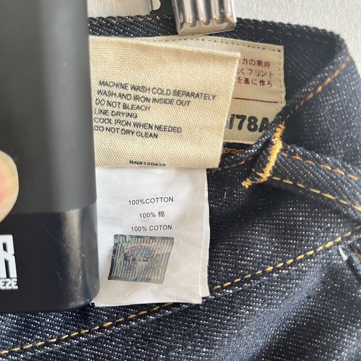 Evisu EVISU SKULL DAICOCK INDIGO SELVEDGE PANTS Size US 32 / EU 48 - 8 Thumbnail