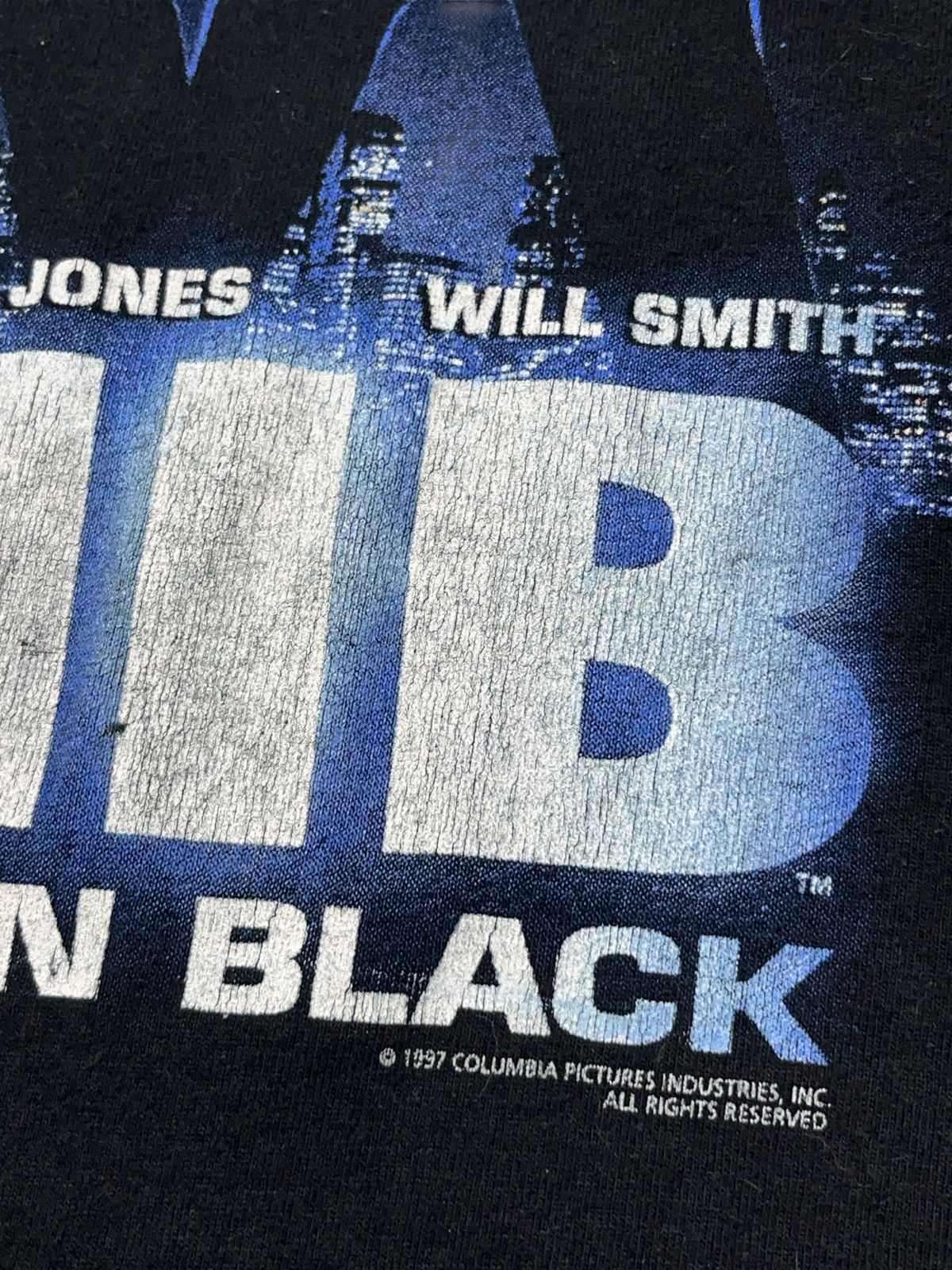 Vintage Vintage 1997 Men In Black Movie Promo Alien Rare T-shirt Size US M / EU 48-50 / 2 - 4 Thumbnail