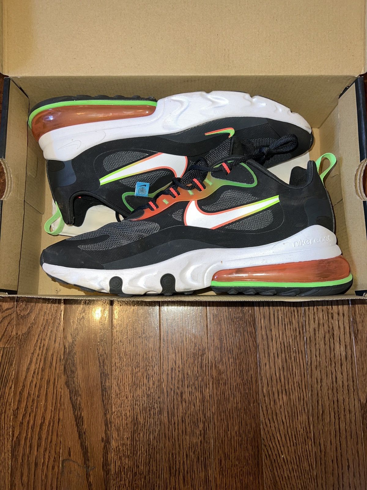 Nike Air Max 270 React Worldwide Pack Black Size 11