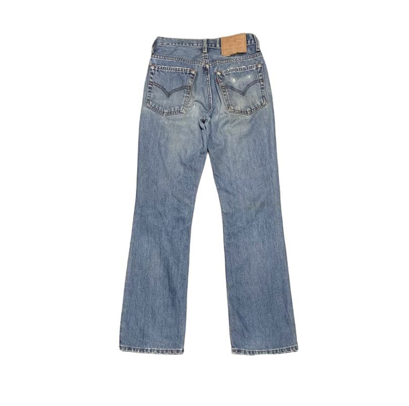 Levi's Vintage 90s Levis 517 Flare Bootcut Jeans Distressed Size US 27 - 3 Thumbnail