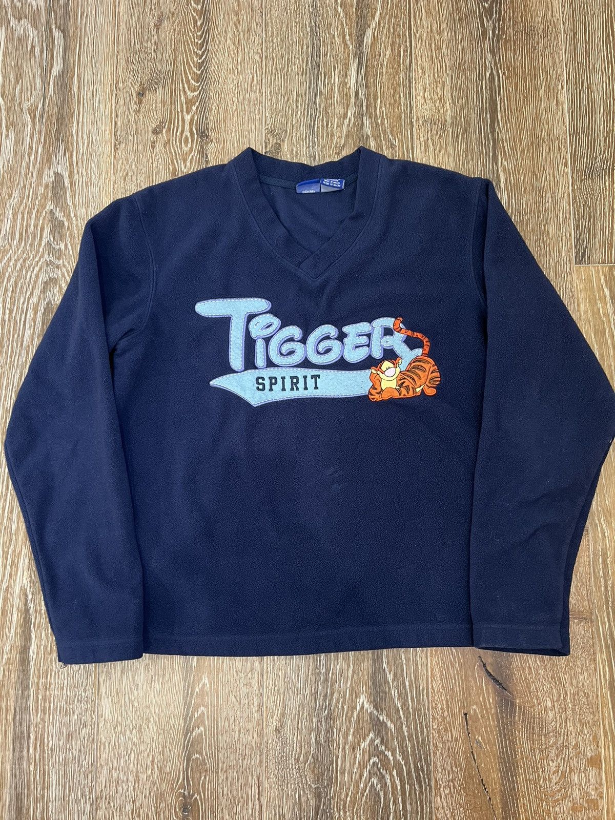 Disney Vintage womens y2k disney tigger spirit fleece sweater Size S / US 4 / IT 40 - 1 Thumbnail