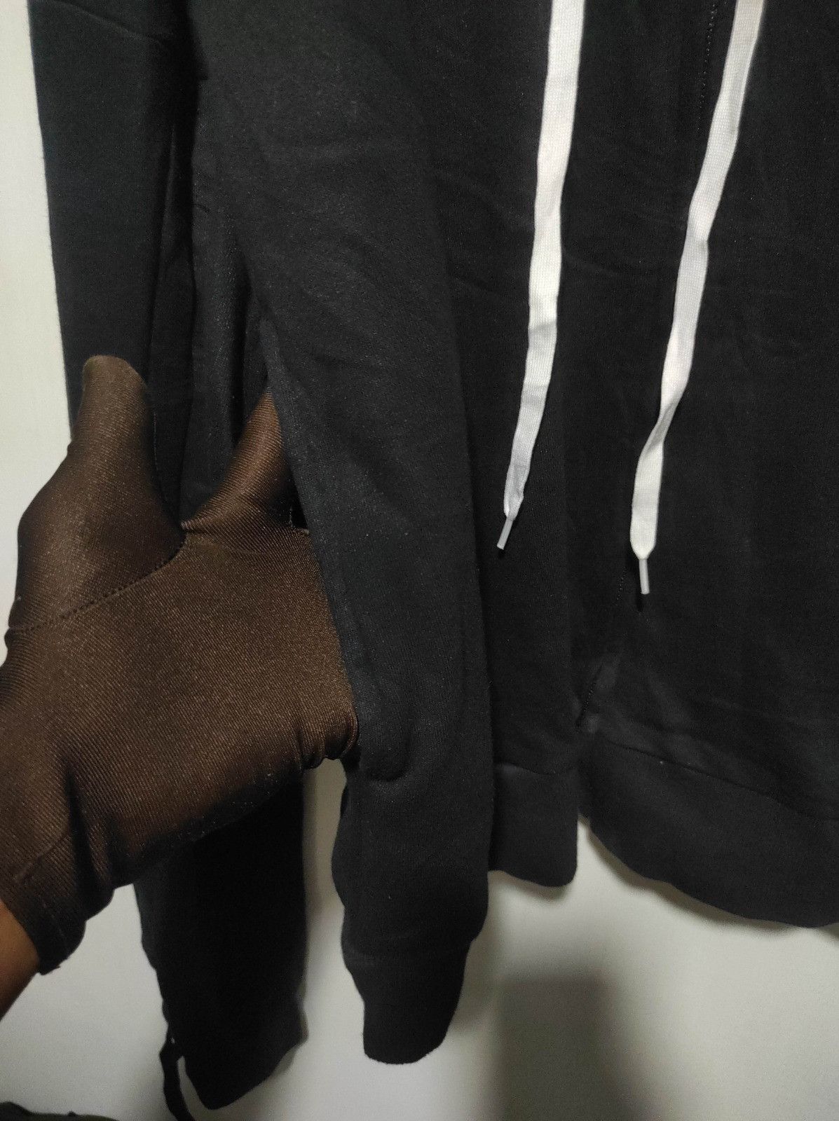 Japanese Brand Unknow black zip fur hoodie ifsix LGB style Size US L / EU 52-54 / 3 - 5 Thumbnail