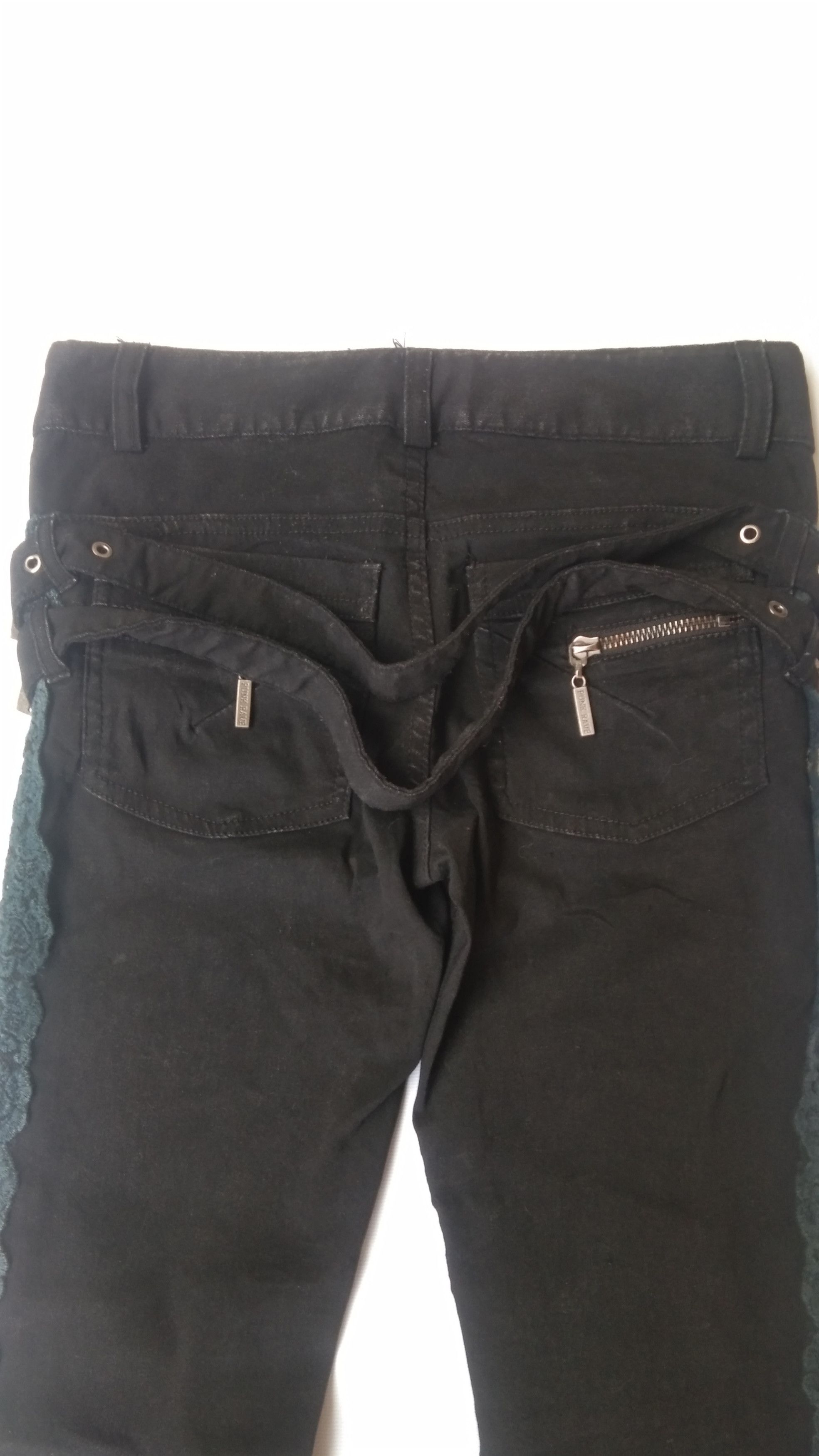 Japanese Brand Punk rave black pants Size 27" / US 4 / IT 40 - 9 Thumbnail