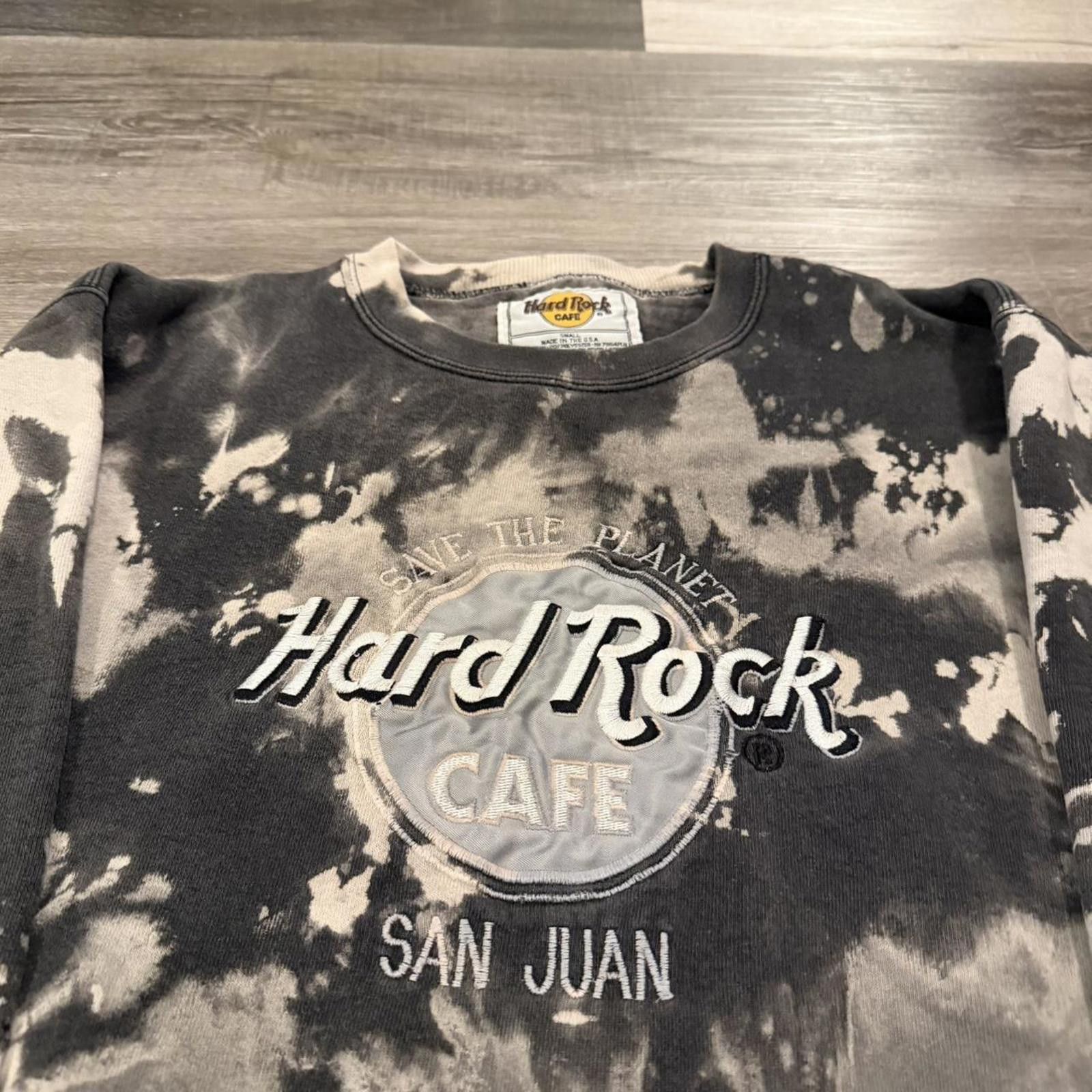 Hard Rock Cafe vintage hard rock cafe San Juan embroidered sweatshirt 90s S Size US S / EU 44-46 / 1 - 2 Thumbnail