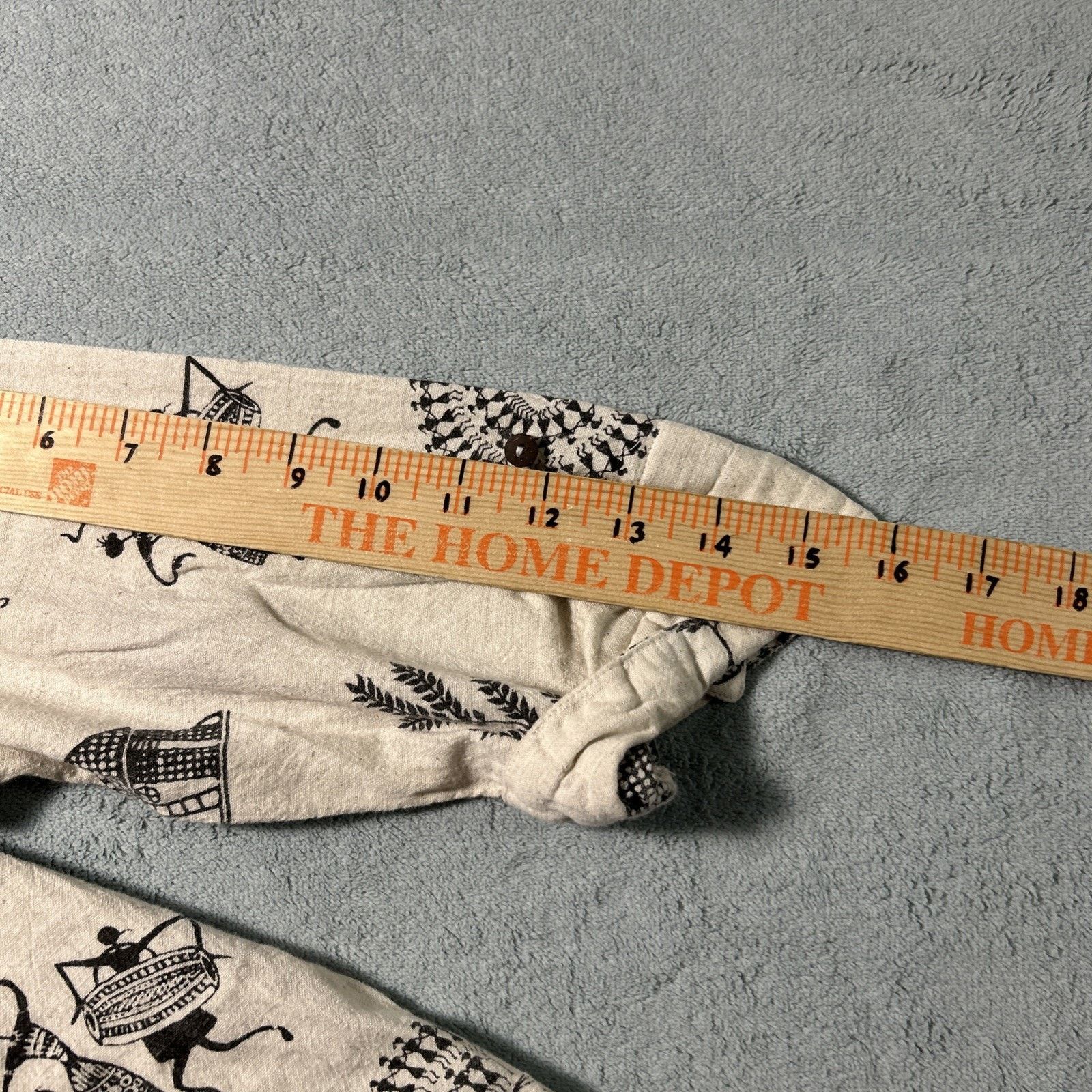 Fabiana Filippi VTG Linen Blend Aztec Native Tunic Large Caveman Wall Art Size L / US 10 / IT 46 - 15 Thumbnail