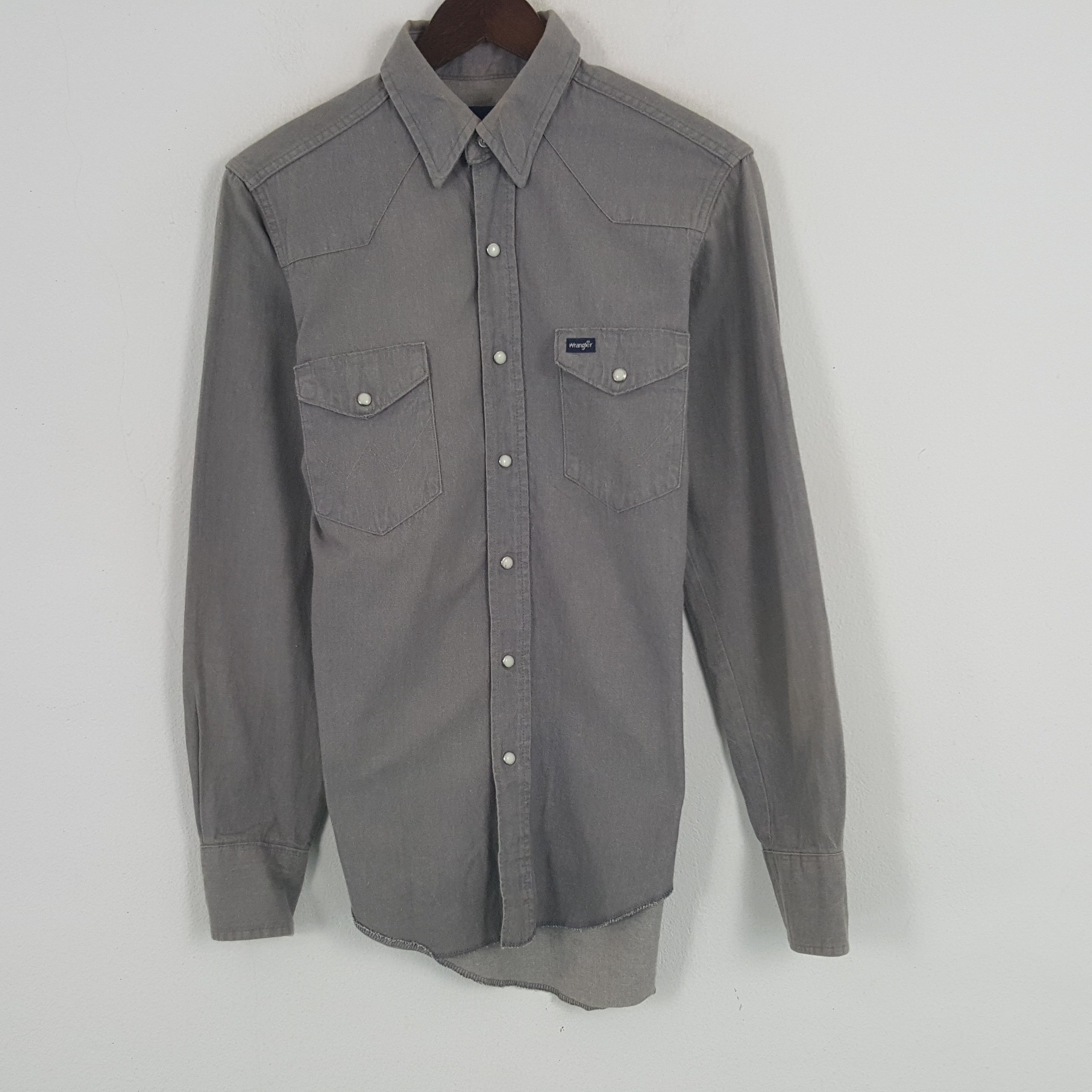 Japanese Brand × Vintage × Wrangler Vintage Wrangler Japan Button Up Shirt Size US S / EU 44-46 / 1 - 1 Thumbnail