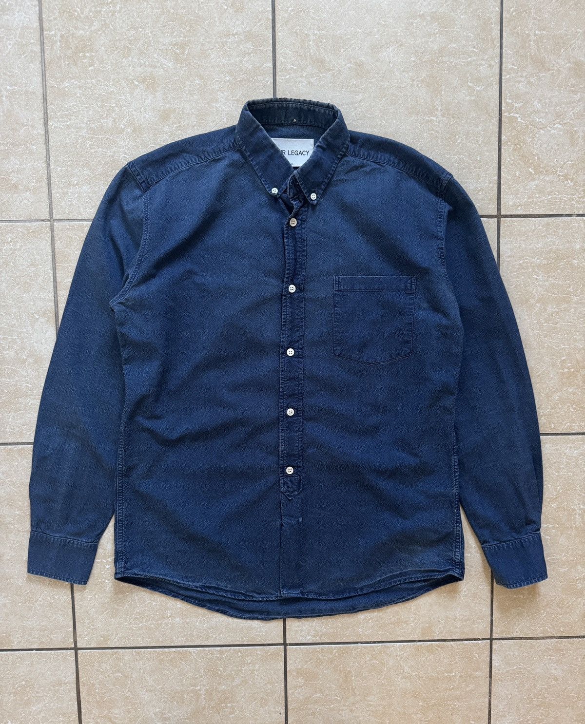 Our Legacy Linen Denim Oxford Shirt