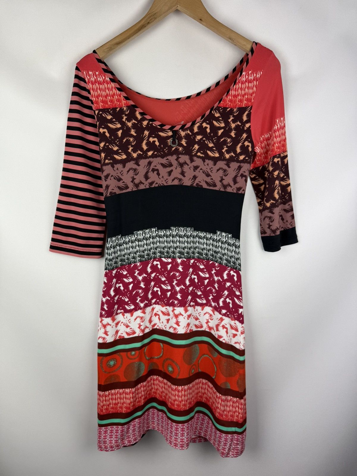 Designer Save The Queen Ladies Y2K Patterned Dress Size S Size S / US 4 / IT 40 - 15 Thumbnail