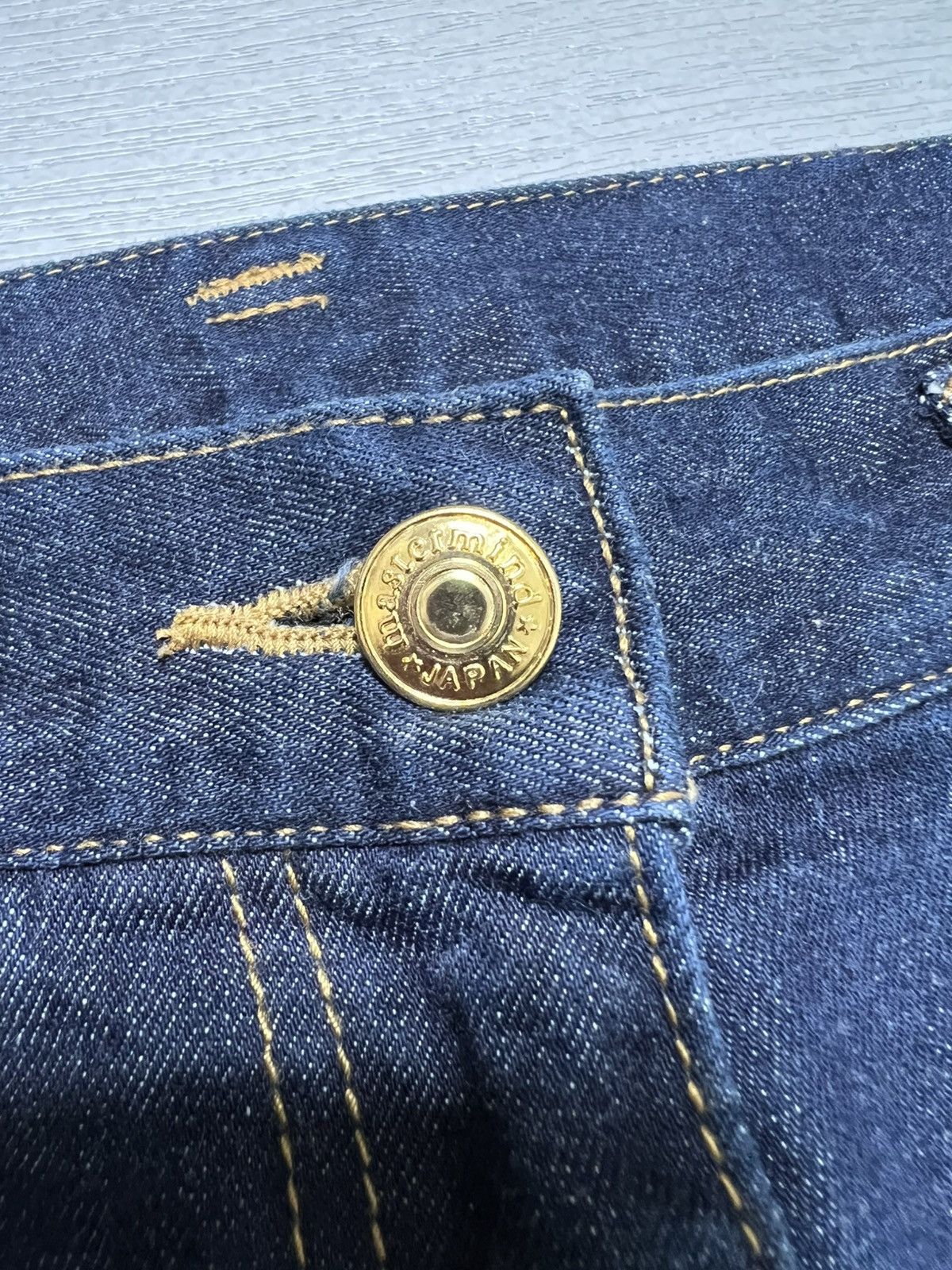 Mastermind Japan Mastermind Japan - “Dreaming" Slim Double Waisted Jeans Size US 30 / EU 46 - 17 Thumbnail