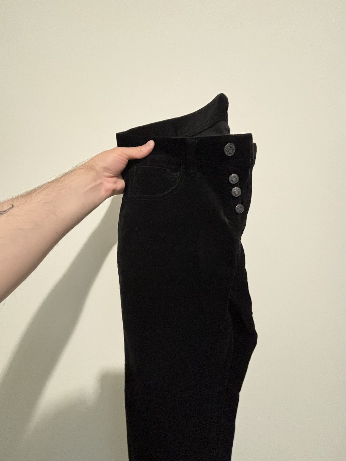 Gucci Gucci Jeans in Black Velvet Size US 28 / EU 44 - 4 Thumbnail