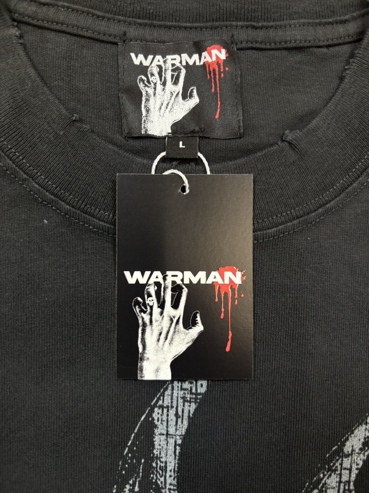 Vintage Warman Rockstar Skeleton Graphic T-Shirt, Black Size US L / EU 52-54 / 3 - 7 Thumbnail